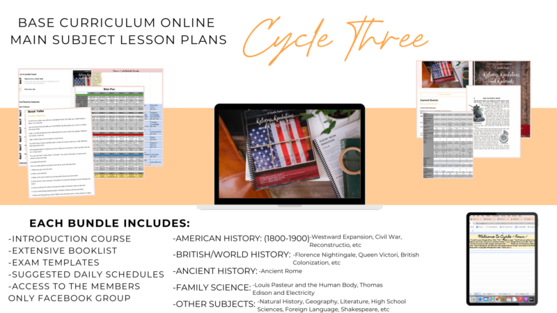 Cycle 3 Base Curriculum Online AND Printed Teacher Planner Main Subject BUNDLE - Image 3